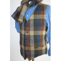 British Donegal Tweed gilet